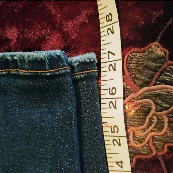 Wax Jean Blue Skinny Jeans with Distressed Details - Picture 6 of 13